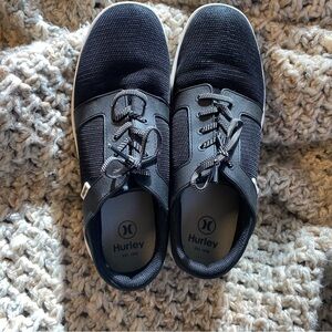 Hurley Men's Black Mesh Sneakers